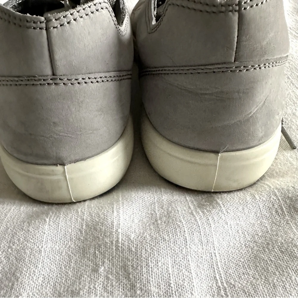 Ecco Mens Soft 7 Cloud Sneakers Shoes Nubuck Leather Sz 11-11.5/45EU Golf Office